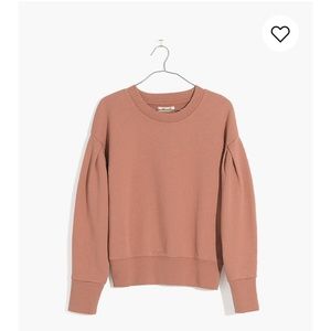 Madewell Pleat-sleeve sweatshirt